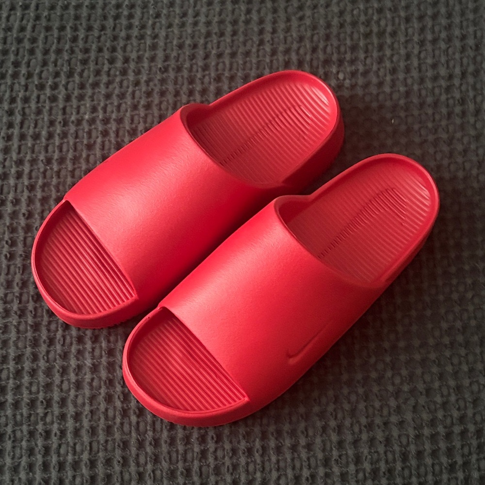 Nike Bold Red Slides